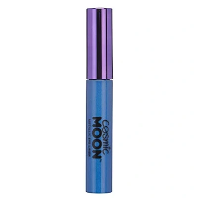 Image of Metallic Eyeliner Cosmic Moon Blue Make up Eye Liner, Pearl Shimmer Shadow