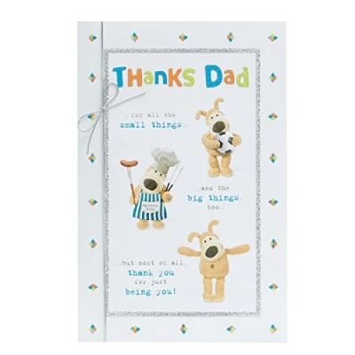 Image of Boofle Thanks Dad For Being You Father&#039;s Day Card Cute Greeting Cards