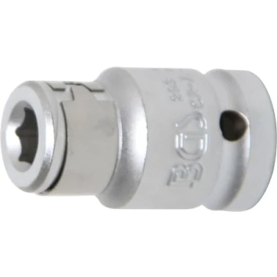 Image of BGS 293 Bit Adaptor with retaining Ball 12.5 mm (1/2&quot;) Drive internal Hexagon 8 (5/16&quot;)