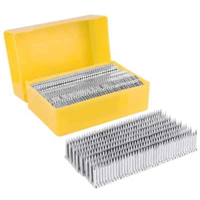 Image of KIMSING ST18 Concrete Nails, 14 Gauge 18mm, Galvanized, 800PCS/BOX, T Nails for Air Power Heavy Duty Pneumatic Nailer, Nail Gun