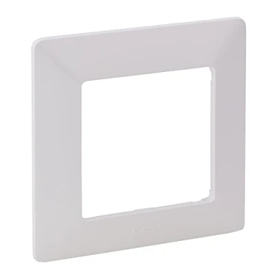 Image of Legrand, Valena Life 754001 Single Cover Frame Ultra White Halogen Free Thermoplastic