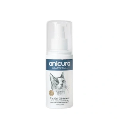Image of Anicura Natural Cat Gel Ointment for dry &amp; itchy skin, hot spots, eczema skin allergies