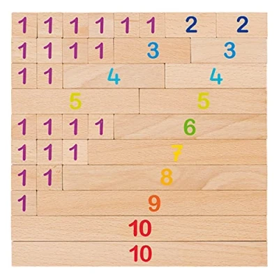 Image of GOKI 58535 Calculating Sticks, Mixed, Small