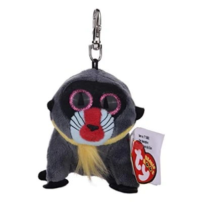 Image of TY WASABI Baboon Boo Key Clip