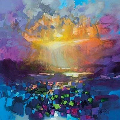 Image of The Art Group (Liquid Skye Canvas Print, Multi Coloured, 60 x 60cm