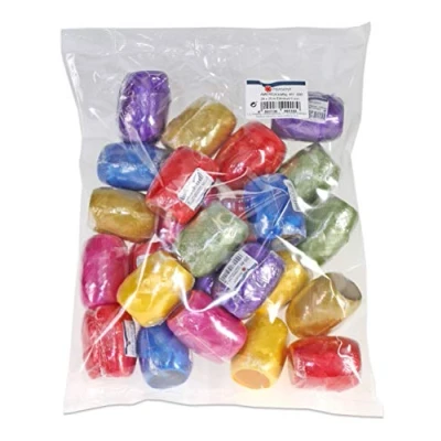 Image of PRÄSENT AMERICA Curling Ribbon Eggs Colourful Colours, 24 x 20 m Gift Bands For Wrapping And Decorating, 5 mm Width, Set Of Coloured Rolls Easter Decorations, Balloons, Baby Showers