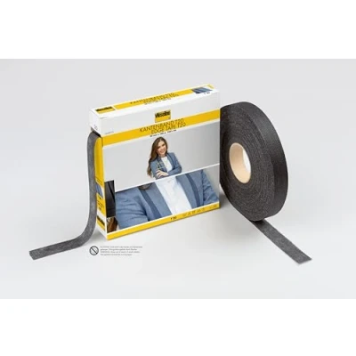 Image of Vlieseline Edging tape, 70% polyamide, 30% polyester, graphite, 2 cm x 100 m, 53386051