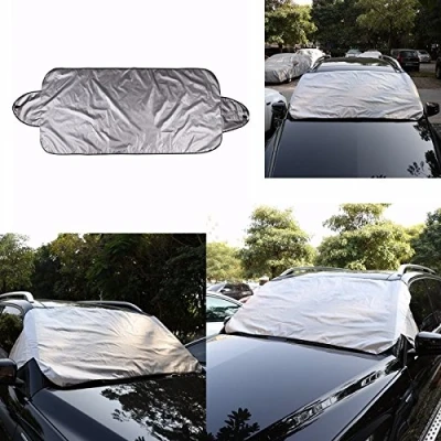 Image of FEESHOW Anti Frost Windscreen Cover Wind Screen Snow &amp; Ice Protector Shield