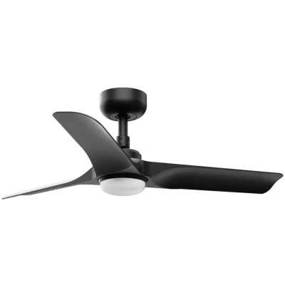 Image of Hey Small Led Black DC Ceiling Fan 6 Speed