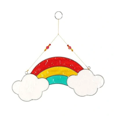 Image of something different 23cm Rainbow Suncatcher Catcher, Multicolor, Unique