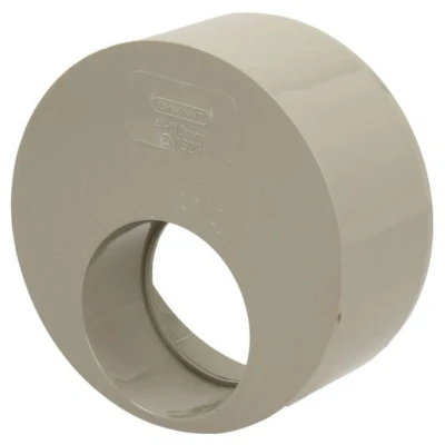 Image of Davant Solvent Soil Reducer Socket/Spigot 110mm x 82mm Olive Grey