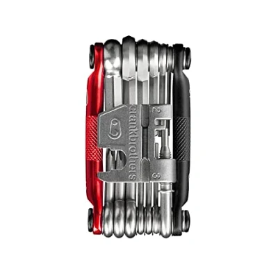 Image of Crankbrothers Multi 19 Bicycle Tool, Black/Red