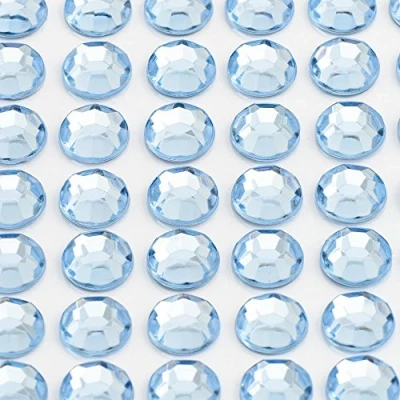 Image of Italian Options 4mm Pale Blue Diamante Rhinestone Gem Crystal Stickers (176 pcs)