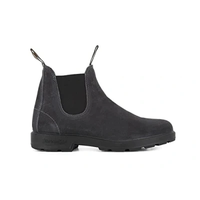 Image of Blundstone 1910 Steel Grey Suede Leather Unisex Chelsea Boots