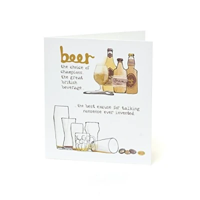 Image of Beer The Choice Of Champions Best Excuse Birthday Greeting Card Funny Cards