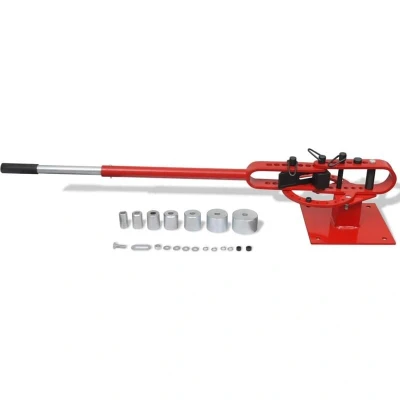 Image of vidaXL Manually Operated Bench Mounted Steel Pipe Bending Machine