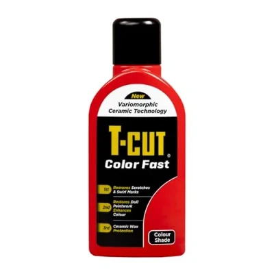 Image of T Cut 3 in 1 Color Fast Paintwork Restorer Car Polish, Light Red, 500 ml