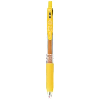 Image of Zebra Sarasa Clip Pen 0.5, Yellow (JJ15 Y) by