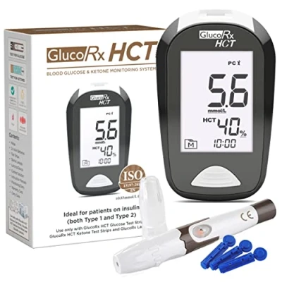 Image of GlucoRx HCT Blood Glucose Monitoring System