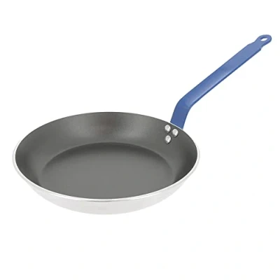 Image of De Buyer 8040.28 Chefs Fry Pans, Aluminum, Metallic