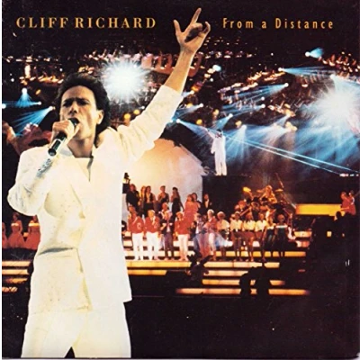 Image of Cliff Richard From A Distance 1990 UK 7&quot; vinyl EM155