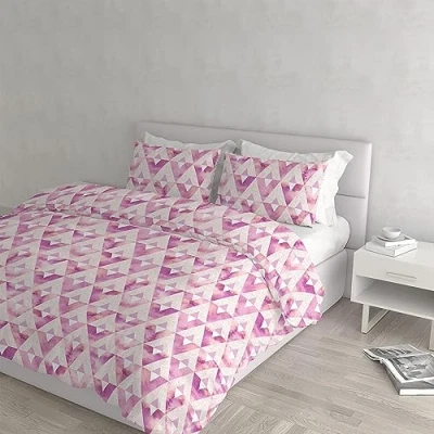 Image of Italian Bed Linen Dafne Microfibre Duvet Cover Set, Kinki, Double