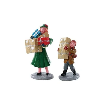 Image of Lemax Christmas Rush Set of 2