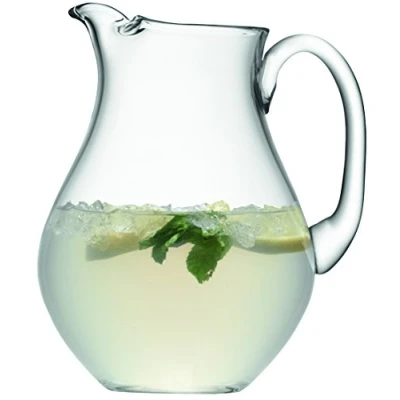 Image of LSA International Bar Icelip Jug 2.65 Litre Clear 1 Unit Mouthblown and Handmade Glass BR14