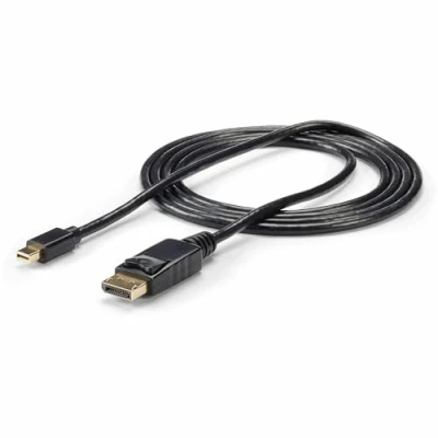 Image of StarTech.com 6ft (1.8m) Mini DisplayPort to 1.2 Cable 4K x 2K UHD Adapter DP for Monitor mDP Converter Cord (MDP2DPMM6)