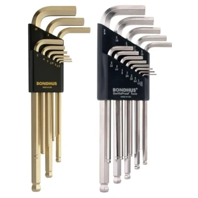 Image of BONDHUS, BLX22GB Double Pack BALLEND HEX Key Set BLX9G + BLX13B, 20399