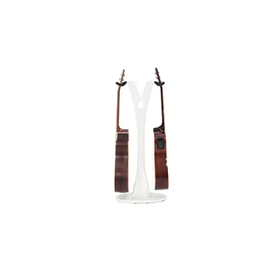 Image of Ruach GS 1 Dual Acoustic and Electric Wooden Guitar Stand White