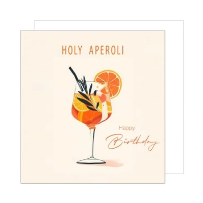 Image of Edition Seidel Premium Square Birthday Card with Envelope. Greeting Happy For Him or Her Female Friend Husband Wife Girlfriend Holy Aperoli (GQ284 SW024)