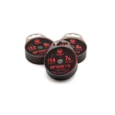 Image of Guru Super Pellet Waggler Bait Band 24&quot; (60cm) Size 16 0,17mm (8pcs) Coarse rig