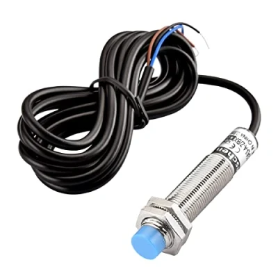 Image of Heschen M12 Capacitive Proximity Sensor Switch, Non Shield Type, LJC12A3 A Z/BX, Detector 1 5mm, 10 30VDC 200mA, NPN Normally Open(NO), 3 Wires
