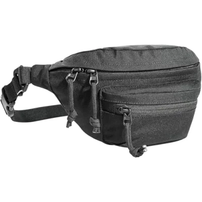 Image of Tasmanian Tiger TT Modular Hip Bag Tactical Bum Molle Compatible EDC with 3 Compartments (Black)
