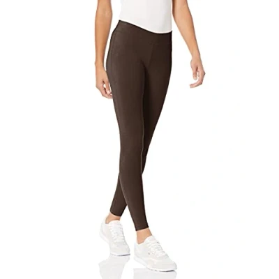 Image of Amazon Essentials Women&#039;s Legging, Brown, S Long