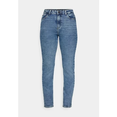 Image of Pieces Bella Jeans Skinny Fit, Women&#039;s, Size: 25x30, Medium blue denim