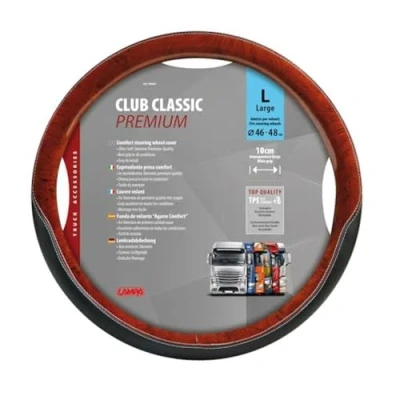 Image of Lampa 98903 Premium Club Steering Wheel Cover Classic L
