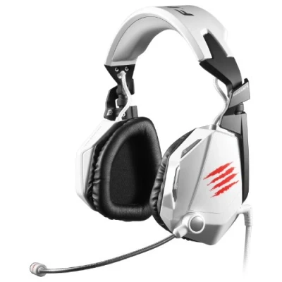 Image of Mad Catz F.R.E.Q.5 Stereo Gaming Headset for PC and Mac Gloss White
