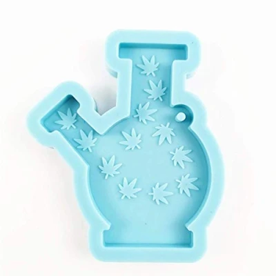 Image of DIY Cannabis Maple Leaf Silicone Shape Chocolate Mould Truffle Jelly Keychain Mold