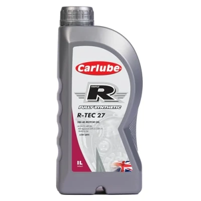 Image of Carlube Triple R 5W 40 ACEA C3, API SP Fully Synthetic Engine Oil TEC 27 1L