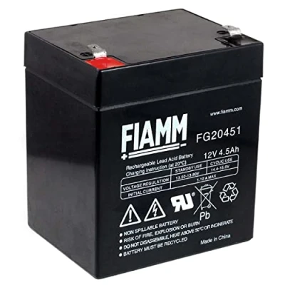 Image of BatteryTrader® battery compatible with Fiamm FG20451 sealed lead acid 12v 4.5ah AGM batteries