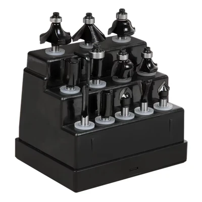Image of Sealey Router Bit Set, 12pc, 1/4&quot; Shank AK9912