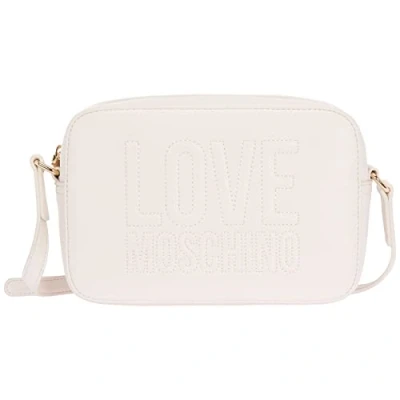 Image of Love Moschino Women&#039;s BORSA A SPALLA Shoulder Bag, Avorio, 15x22x7