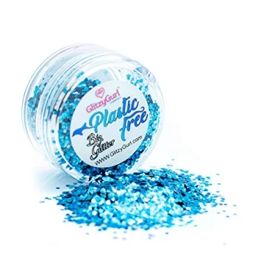 Image of Bio Degradable 100% Plastic Free Body Glitter Vegan Cruelty Eco Sparkle (Aqua Blue)