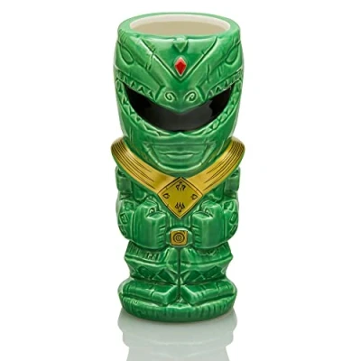 Image of Geeki Tikis Power Rangers Green Ranger Ceramic Mug Holds 16 Ounces