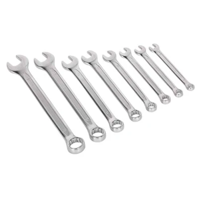 Image of Sealey Premier Combination Spanner Set 8pc Cold Stamped Metric