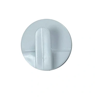 Image of Merriway BH01926 (6 Pcs) Self Adhesive Hooks, Small Round, White Plastic 30mm (1 1/4 inch) Diameter Pack of 6 Pieces