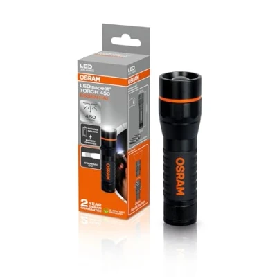 Image of OSRAM LEDinspect torch 450 ESSENTIAL, zoom function, 450lm brightness, 6500K, 3 light modes, LED inspection