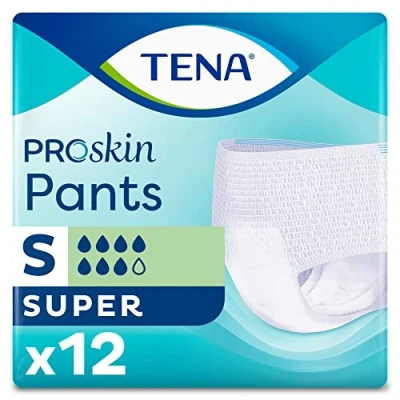Image of TENA Pants Super Size Small Case Saver 7 Drops Incontinence 1 Pack of 12